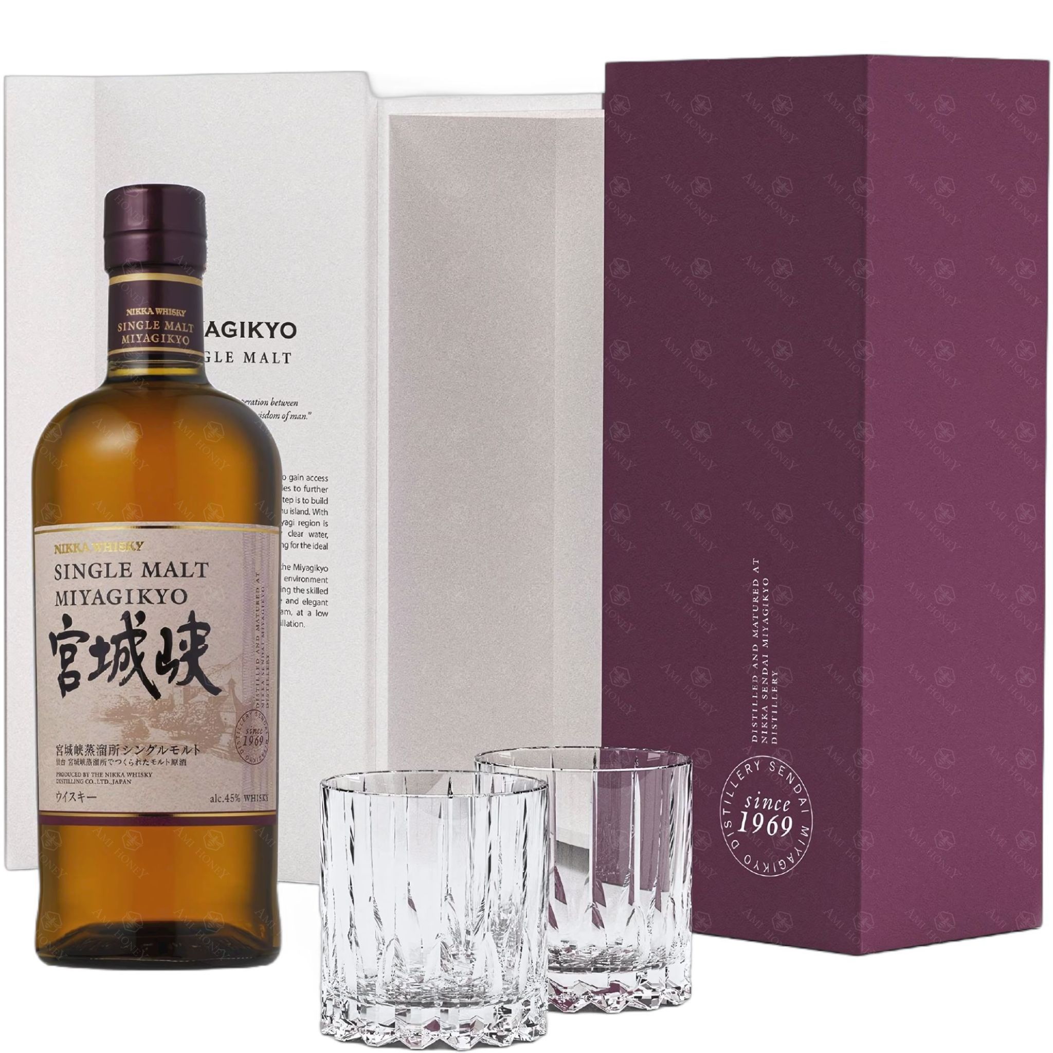 ウイスキー NIKKA WHISKY SINGLE MALT MIYAGIKYO 700ml Nikka Miyagikyo Single Malt Final Product with Collectible